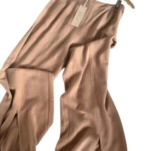 ACOA Split Hem High Rise Flare Leg Pants NWT  - (S)